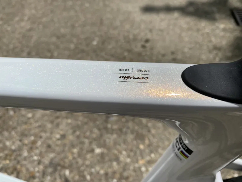 Cervelo Soloist SRAM Force ETAP AXS 54cm in Alpenglow White-1